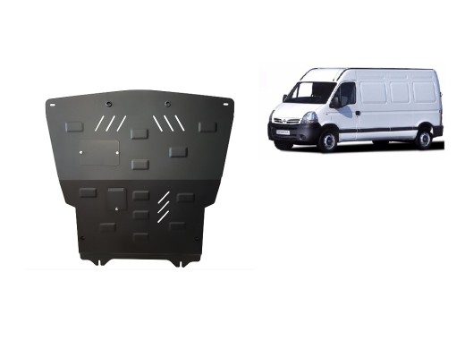 Oceľový kryt motora Nissan Interstar (1998-2010)Nissan Interstar