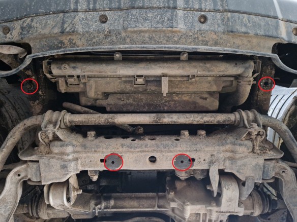 Oceľový kryt chladiča Nissan Navara (2005-2015)Nissan Navara