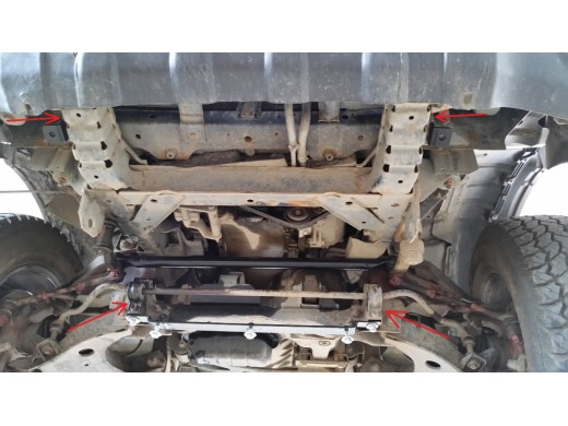 Oceľový kryt motora Nissan Navara D22 (1997-2004)Nissan Navara