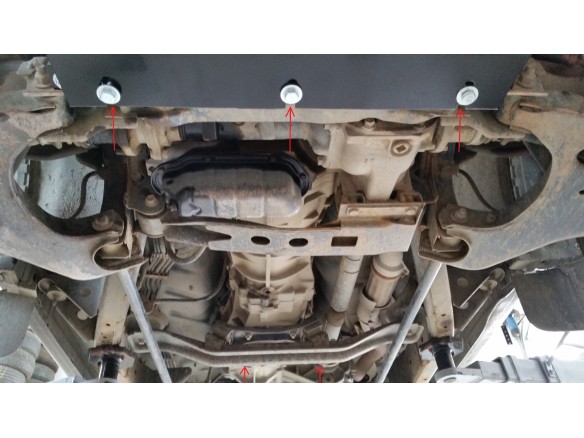 Oceľový kryt prevodovky Nissan Navara D22 (1997-2004)Nissan Navara