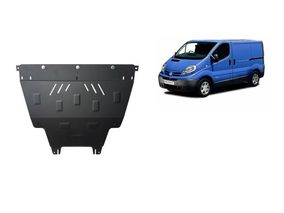 Oceľový kryt motora Nissan Primastar (2001-2015)Nissan Primastar