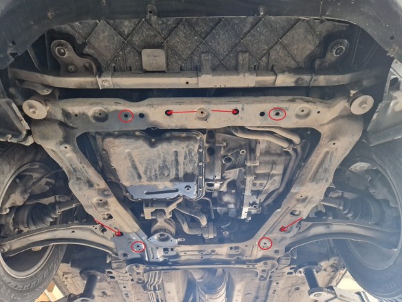 Oceľový kryt motora Nissan Qashqai (2006-2013)