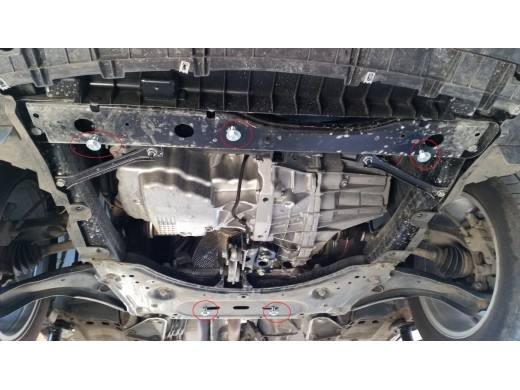 Oceľový kryt motora Nissan Qashqai J11 (2013-2021)Nissan Qashqai