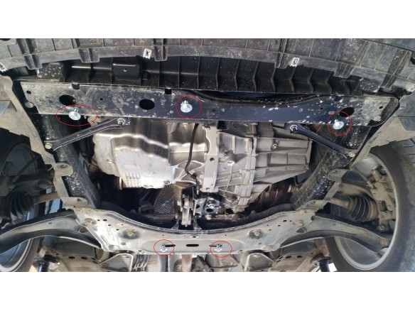 Oceľový kryt motora Nissan Qashqai J11 (2013-2021)Nissan Qashqai