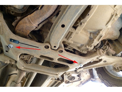 Oceľový kryt motora Nissan X-Trail T30 (2001-2007)