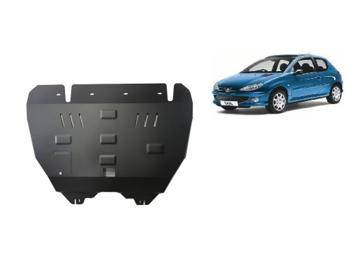 Oceľový kryt motora Peugeot 206 (1998-2012)Peugeot 206