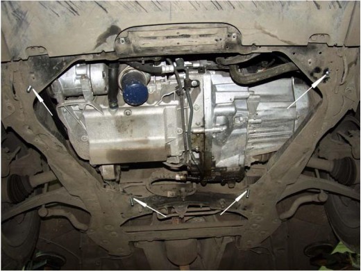 Oceľový kryt motora Peugeot 607 (2001-2010)Peugeot 607