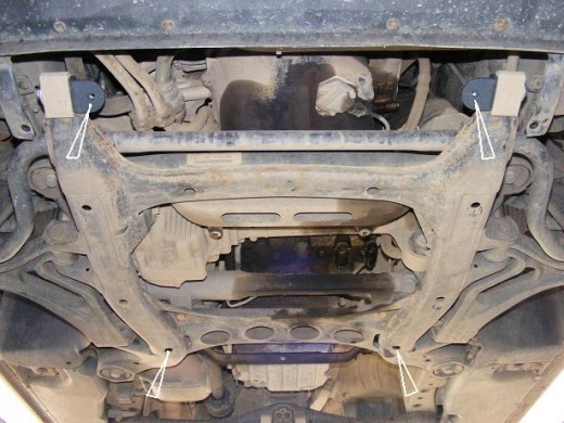 Oceľový kryt motora Porsche Cayenne (2002-2017)Porsche Cayenne