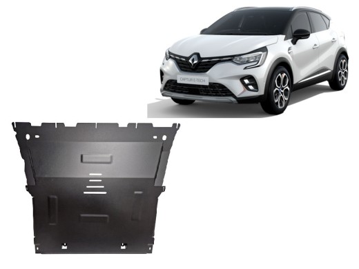 Oceľový kryt motora Renault Captur (2019-2026)