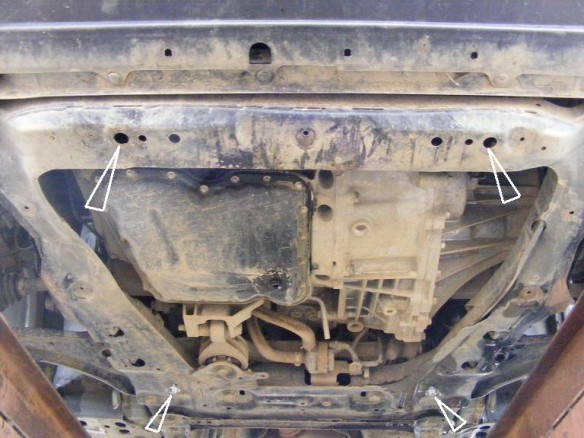 Oceľový kryt motora Renault Koleos (2008-2016)Renault Koleos