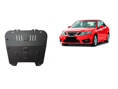 Oceľový kryt motora Saab 9-3 (2002-2012)
