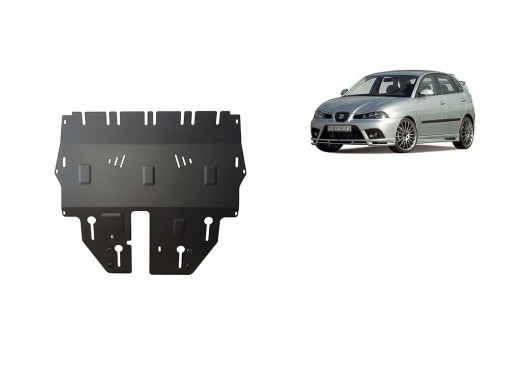 Oceľový kryt motora Seat Ibiza benzin (2002-2017)Seat Ibiza