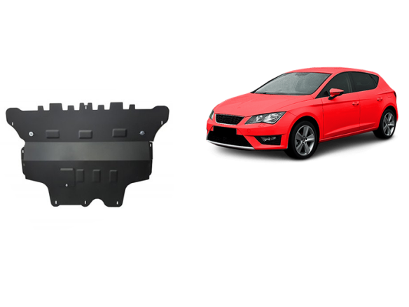 Oceľový kryt motora Seat Leon - Automatická prevodovka (2012-2020)Seat Leon