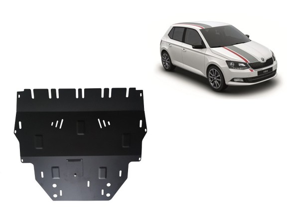 Oceľový kryt motora Skoda Fabia 3 Diesel (2015-2021)Skoda Fabia