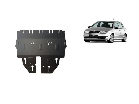 Oceľový kryt motora Skoda Fabia 1 (1999-2007)Skoda Fabia