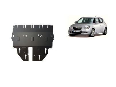 Oceľový kryt motora Skoda Fabia 2 (2007-2014)