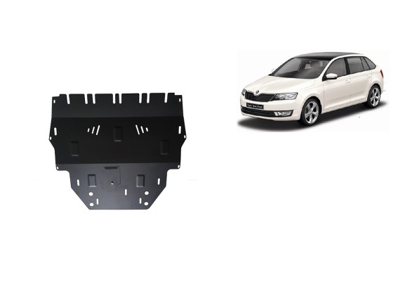 Oceľový kryt motora Skoda Spaceback (2013-2019)Skoda Spaceback
