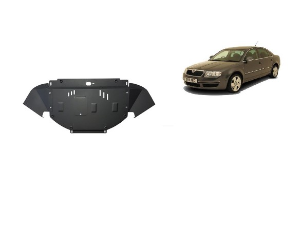 Oceľový kryt motora Skoda Superb - 1,8 1,9 2,0 TDI (2001-2008)Skoda Superb