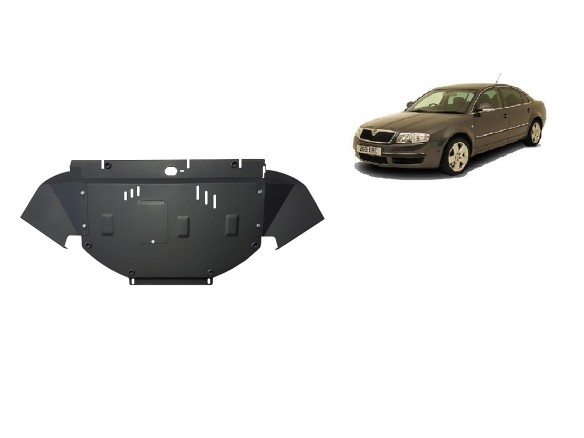 Oceľový kryt motora Skoda Superb - 2.5 Tdi, V6 (2001-2008)Skoda Superb
