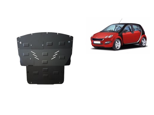 Oceľový kryt motora Smart FourFour benzin (2004-2006)Smart FourFour