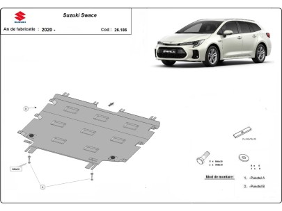 Oceľový kryt motora Suzuki Swace (2020-2025) 2
