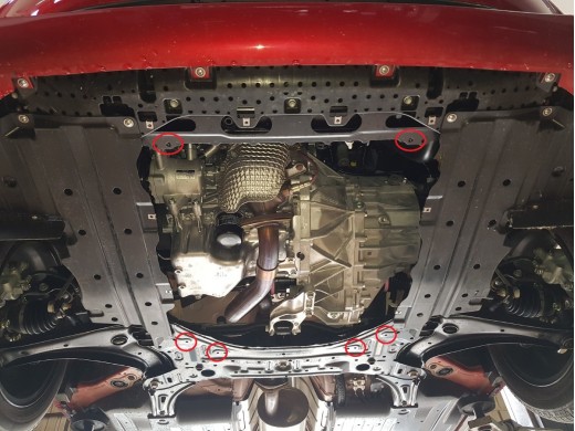 Oceľový kryt motora Suzuki Baleno (2016-2026)