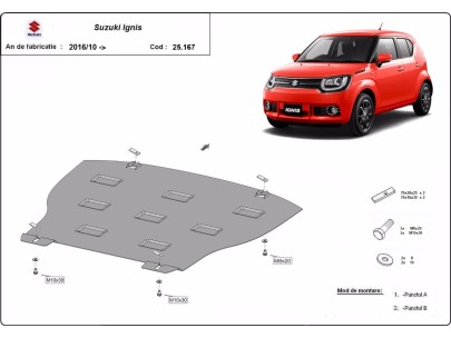 Oceľový kryt motora Suzuki Ignis (2016-2025) 2