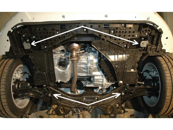 Oceľový kryt motora Suzuki Swift 3 (2010-2017)Suzuki Swift