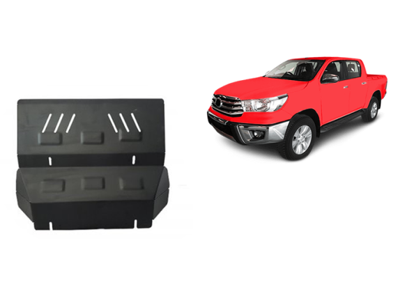 Oceľový kryt chladiča Toyota Hilux Invincible (2021-2025)Toyota Hilux Invincible