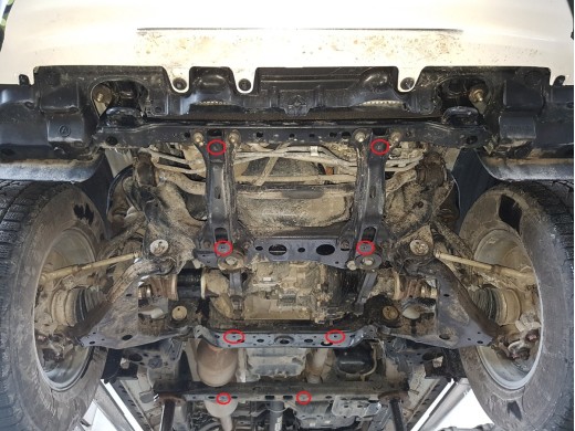 Oceľový kryt chladiča Toyota Hilux Invincible (2021-2025)Toyota Hilux Invincible