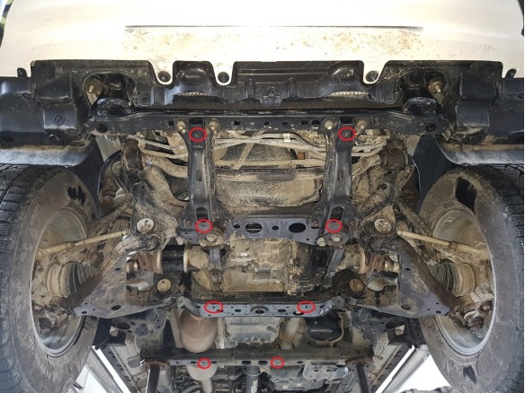 Oceľový kryt motora Toyota Hilux Revo (2016-2025)Toyota Hilux Revo