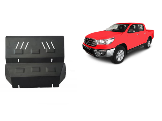 Oceľový kryt chladiča Toyota Hilux Revo (2016-2026)