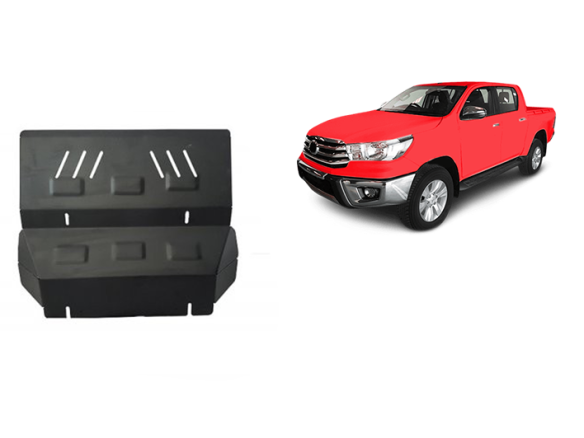 Oceľový kryt chladiča Toyota Hilux Revo (2016-2026)