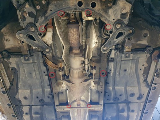 Oceľový kryt katalyzátora Toyota Auris (2012-2018)Toyota Auris