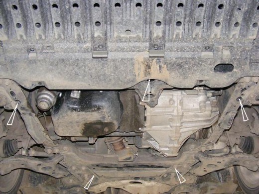 Oceľový kryt motora Toyota Avensis (2008-2018)Toyota Avensis