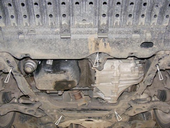 Oceľový kryt motora Toyota Avensis (2008-2018)Toyota Avensis