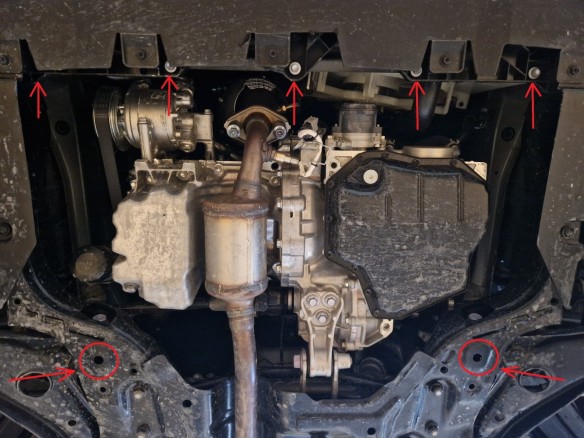 Oceľový kryt motora Toyota Aygo X (2022-2025)Toyota Aygo