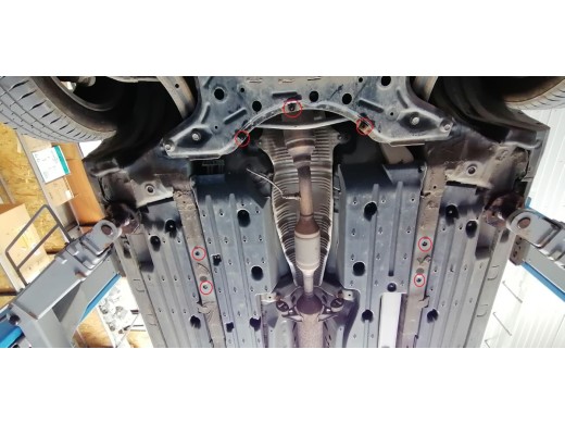 Oceľový kryt katalyzátora Toyota Corolla (2002-2007)Toyota Corolla