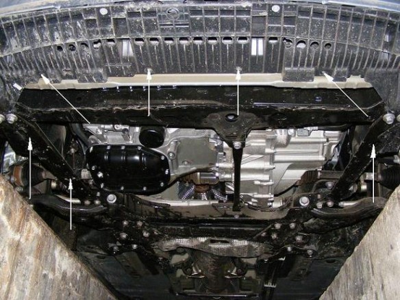 Oceľový kryt motora Toyota Corolla (2007-2012)Toyota Corolla