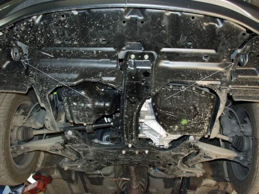 Oceľový kryt motora Toyota Corolla Verso (2002-2008)Toyota Corolla Verso