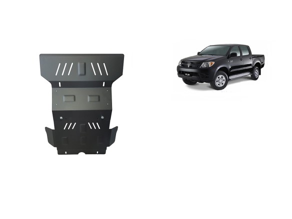 Oceľový kryt motora Toyota Hilux (2004-2015)