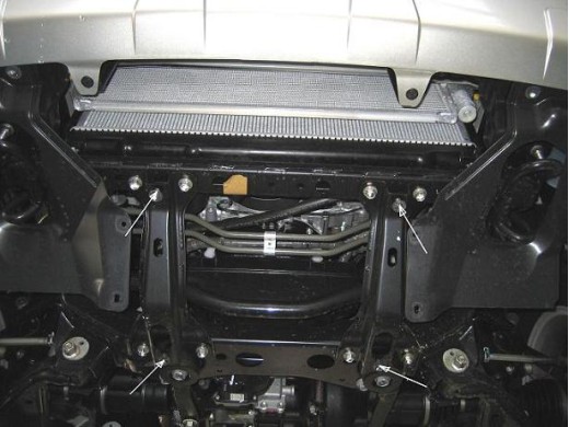 Oceľový kryt motora Toyota Hilux (2004-2015)