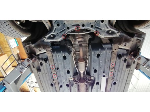 Oceľový kryt katalyzátora Toyota Prius (2003-2009)Toyota Prius