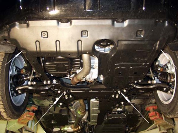 Oceľový kryt motora Toyota RAV 4 benzin (2006-2013)Toyota RAV 4