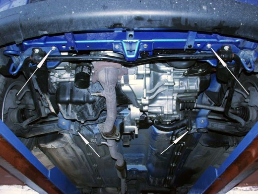 Oceľový kryt motora Opel Agila (H00) (2000-2007)Opel Agila