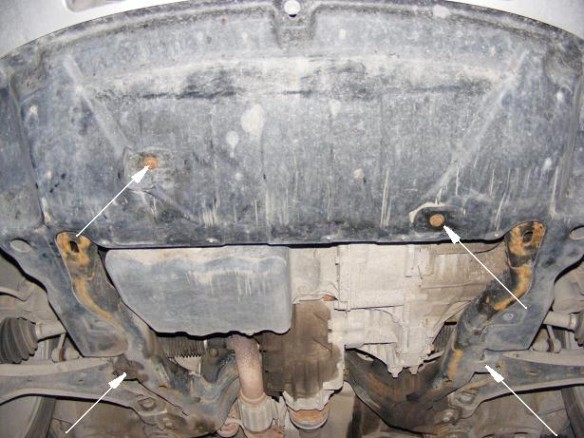 Oceľový kryt motora Opel Antara (2006-2010)Opel Antara