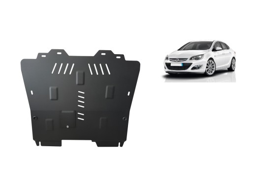 Oceľový kryt motora Opel Astra J Sedan (2009-2015)Opel Astra
