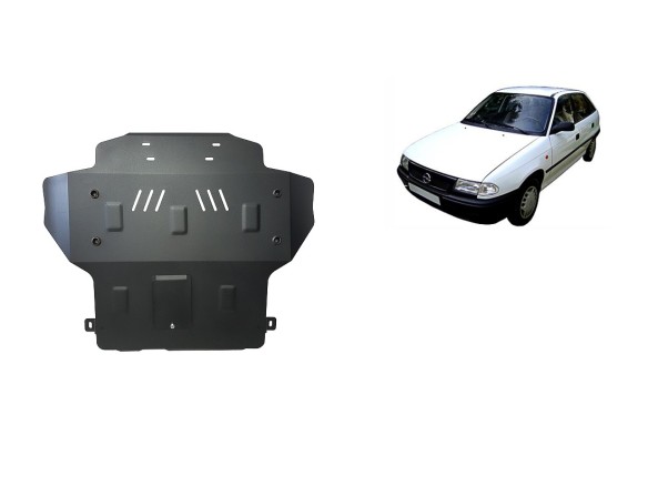 Oceľový kryt motora Opel Astra F (1991-1996)Opel Astra