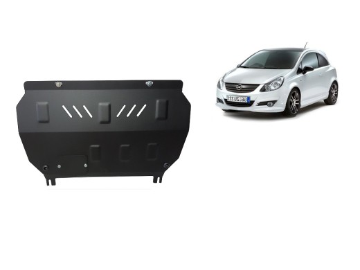 Oceľový kryt motora Opel Corsa D (2006-2014)Opel Corsa
