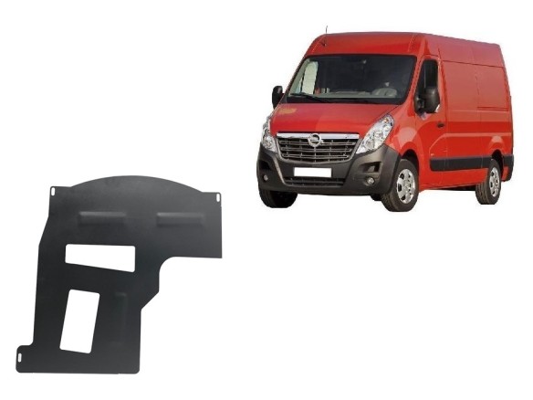 Oceľový kryt katalyzátora Opel Movano (2010-2021)Opel Movano